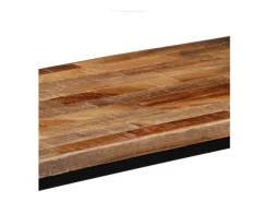 Mesa consola de teca maciza reciclada 90x30x76 cm
