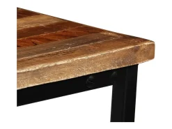 Mesa consola de teca maciza reciclada 90x30x76 cm