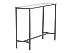 Mesa consola Dipp negra.