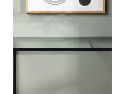 Mesa consola Dipp negra.