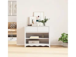 Mesa Consola Drammen 89,5 x 37 x 73 cm Madera de pino macizo