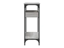 Mesa consola estante madera ingeniería Sonoma gris 100x29x75 cm ES144772