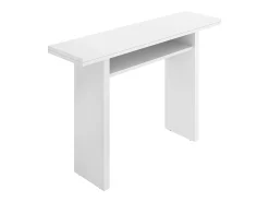 Mesa consola extensible Taly blanco 77,5x110,6x33-66,2 cm