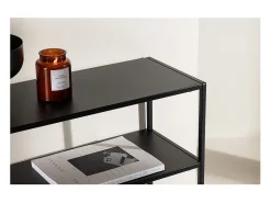 Mesa consola Georgetown 1 estante color negro.
