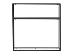 Mesa consola Georgetown 1 estante color negro.