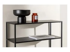 Mesa consola Georgetown 1 estante color negro.