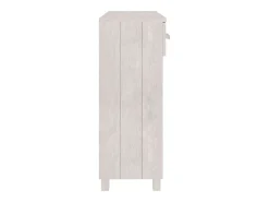 Mesa consola HAMAR madera maciza de pino blanco 90x35x90 cm