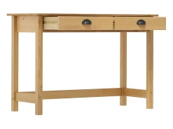 Mesa consola Hill con 2 cajones madera pino 110x45x74 cm ES460893