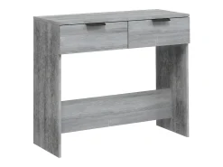 Mesa consola madera contrachapada gris Sonoma 90x36x75 cm ES632775