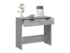 Mesa consola madera contrachapada gris Sonoma 90x36x75 cm ES632775