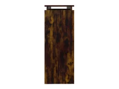 Mesa consola madera contrachapada roble ahumado 102x30x80 cm ES908979