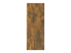 Mesa consola madera contrachapada roble ahumado 78x30x80 cm