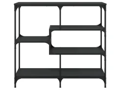 Mesa consola madera contrachapada negro 103x32x95 cm ES214192