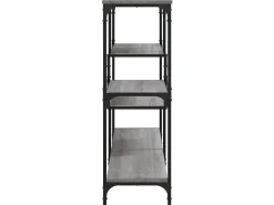 Mesa consola madera contrachapada gris Sonoma 103x32x95 cm ES464427