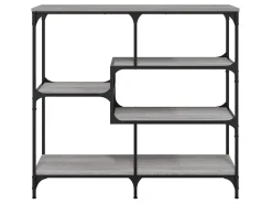 Mesa consola madera contrachapada gris Sonoma 103x32x95 cm ES464427