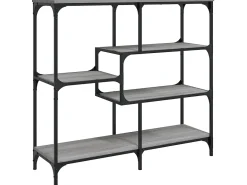 Mesa consola madera contrachapada gris Sonoma 103x32x95 cm ES464427