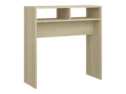 Mesa consola madera contrachapada roble Sonoma 78x30x80 cm ES940072