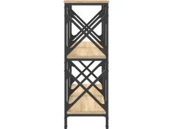Mesa consola madera de ingeniería roble Sonoma 100x28x80,5 cm ES822674
