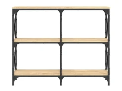 Mesa consola madera de ingeniería roble Sonoma 100x28x80,5 cm ES822674