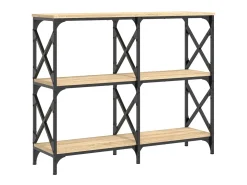 Mesa consola madera de ingeniería roble Sonoma 100x28x80,5 cm ES822674