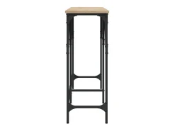 Mesa consola madera de ingeniería roble Sonoma 180x29x75 cm