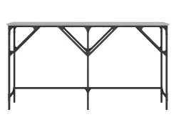 Mesa consola madera de ingeniería gris Sonoma 140x29x75 cm ES759020
