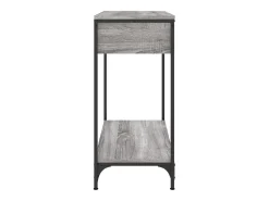 Mesa consola madera de ingeniería gris Sonoma 75x34,5x75 cm
