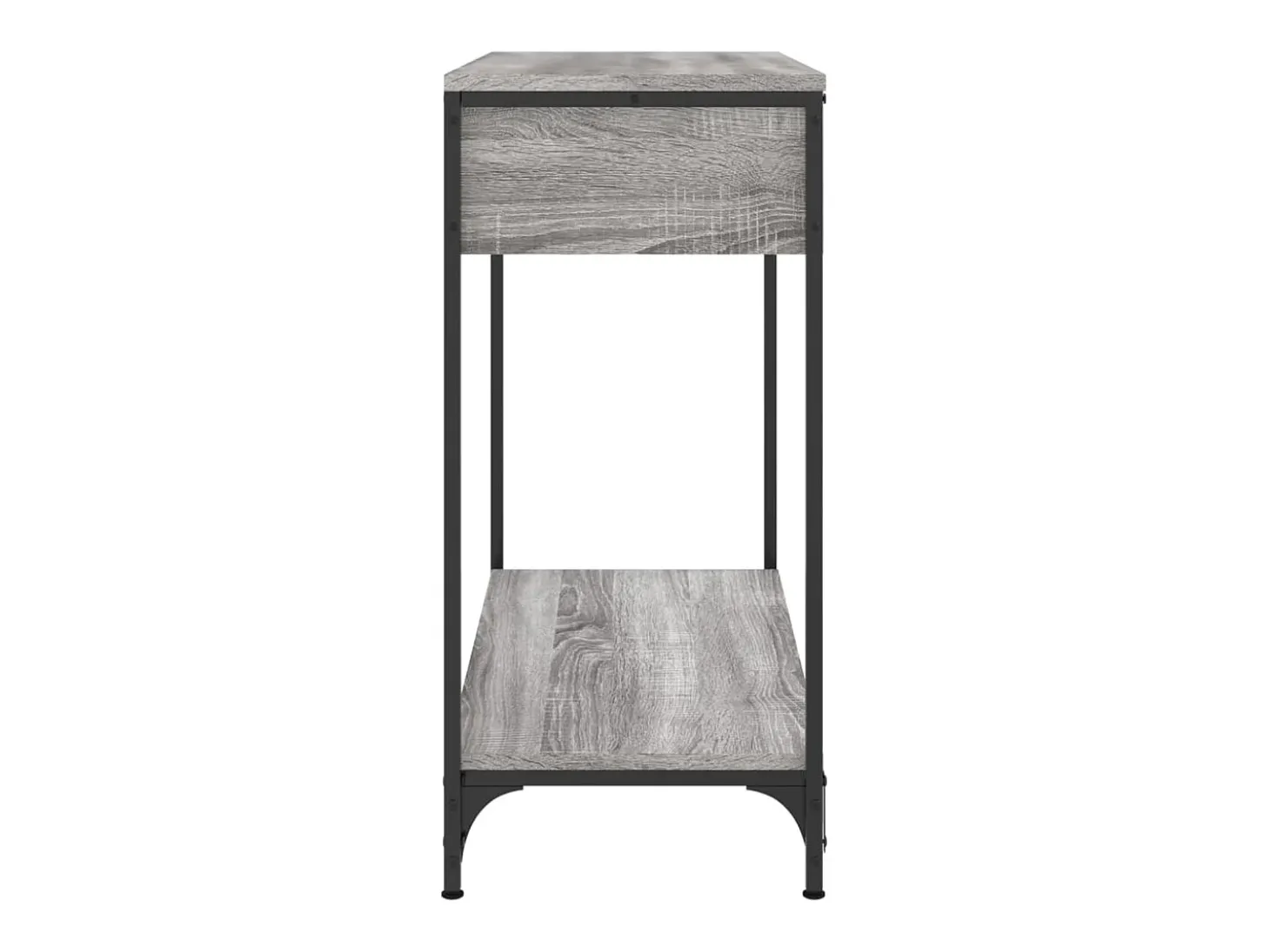 Mesa consola madera de ingeniería gris Sonoma 75x34,5x75 cm