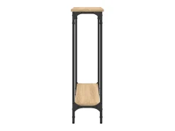 Mesa consola madera de ingeniería roble Sonoma 75x22,5x75 cm