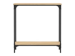 Mesa consola madera de ingeniería roble Sonoma 75x22,5x75 cm