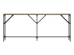 Mesa consola madera de ingeniería roble Sonoma 180x23x75 cm