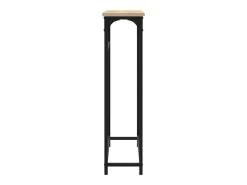 Mesa consola madera de ingeniería roble Sonoma 75x19,5x75 cm