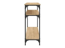 Mesa consola madera de ingeniería roble Sonoma 100x29x75 cm