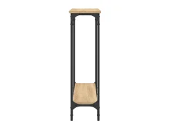 Mesa consola madera de ingeniería roble Sonoma 100x22,5x75 cm ES847228