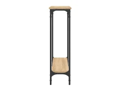 Mesa consola madera de ingeniería roble Sonoma 75x22,5x75 cm ES630937