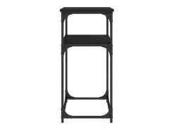 Mesa consola madera de ingeniería negra 100x35,5x75 cm ES179747