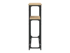 Mesa consola madera de ingeniería roble Sonoma 145x22,5x75 cm