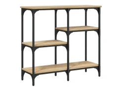 Mesa consola madera de ingeniería roble Sonoma 80x29x75 cm