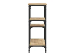 Mesa consola madera de ingeniería roble Sonoma 80x29x75 cm
