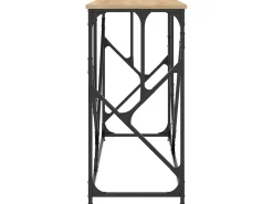 Mesa consola madera de ingeniería roble Sonoma 100x40x80 cm ES538753