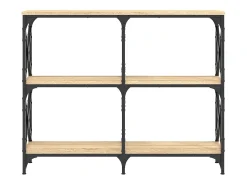 Mesa consola madera de ingeniería roble Sonoma 100x28x80,5 cm