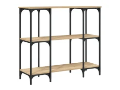 Mesa consola madera de ingeniería roble Sonoma 102x35x90 cm ES542316