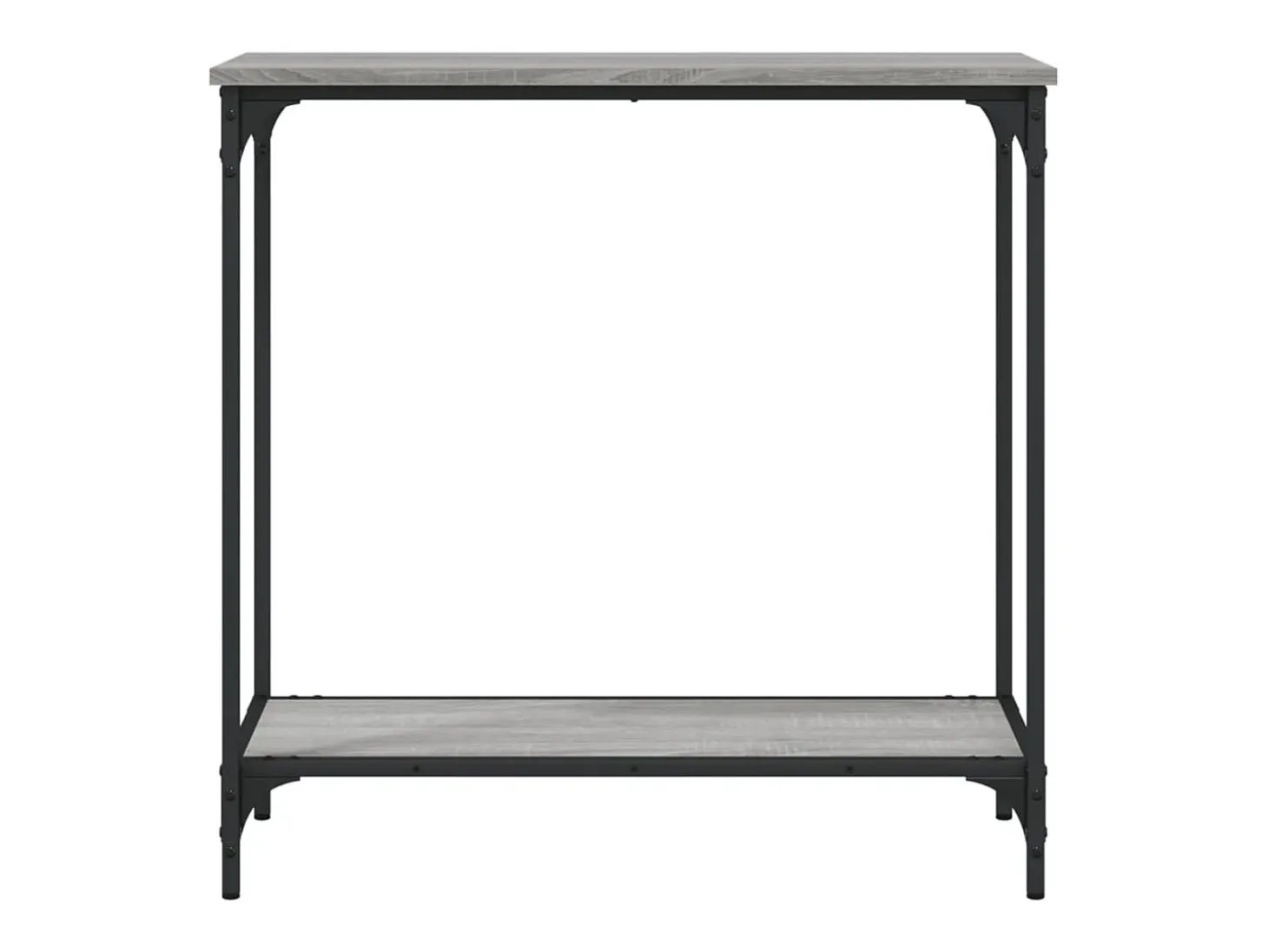 Mesa consola madera de ingeniería gris Sonoma 75x30,5x75 cm