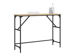 Mesa consola madera de ingeniería roble Sonoma 100x32x75 cm