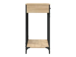 Mesa consola madera de ingeniería roble Sonoma 100x39x78,5 cm