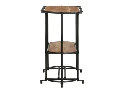 Mesa consola madera maciza de acacia 110x42x76 cm
