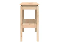 Mesa consola madera maciza de pino 110x40x75 cm
