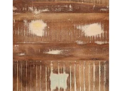 Mesa consola madera maciza reciclada 90x32x75 cm
