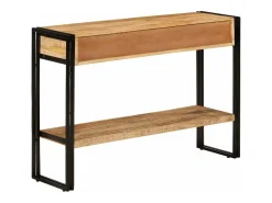 Mesa consola madera maciza de mango 110x30x76 cm ES123408
