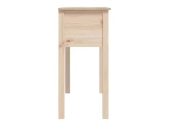 Mesa consola madera maciza de pino 70x35x75 cm